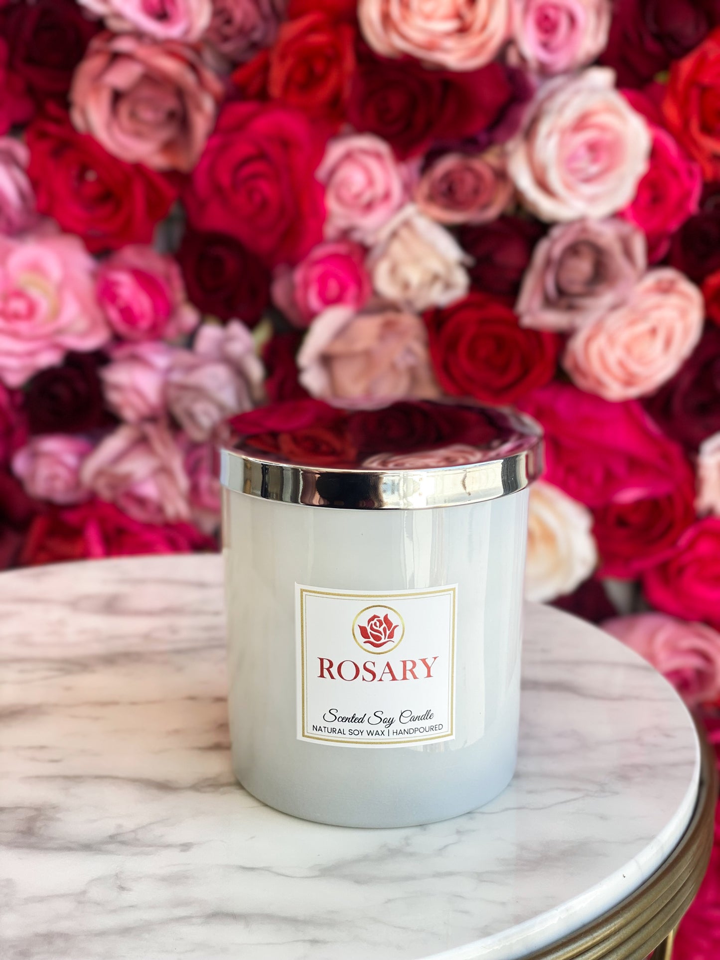 Soy Candle Large 300 g - Mirror Lid