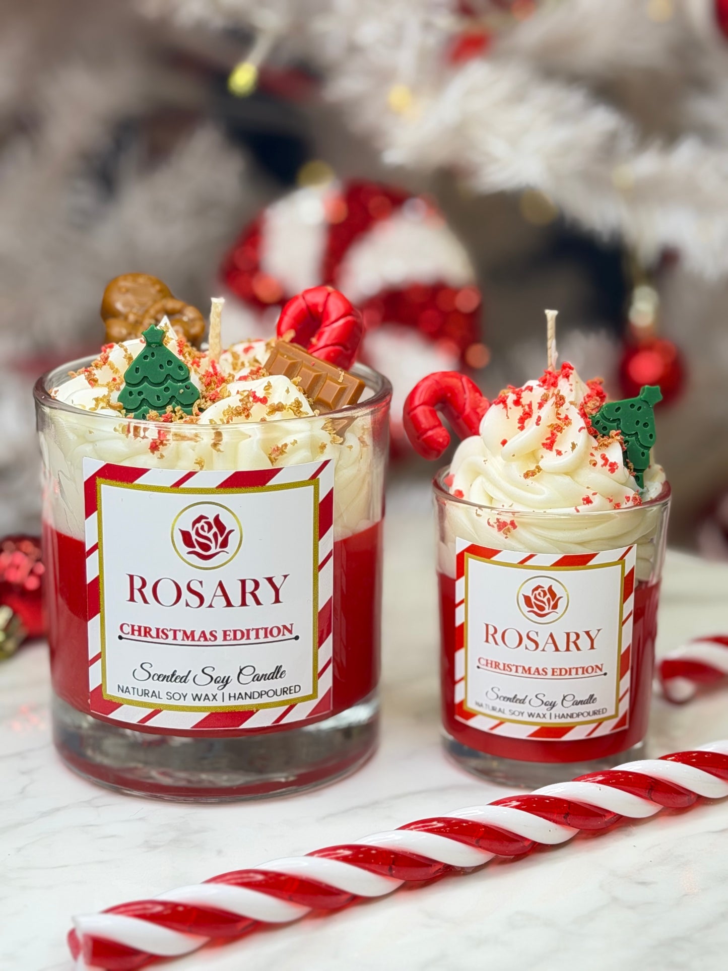 Christmas Melomakarono Combo Large & Small Candle